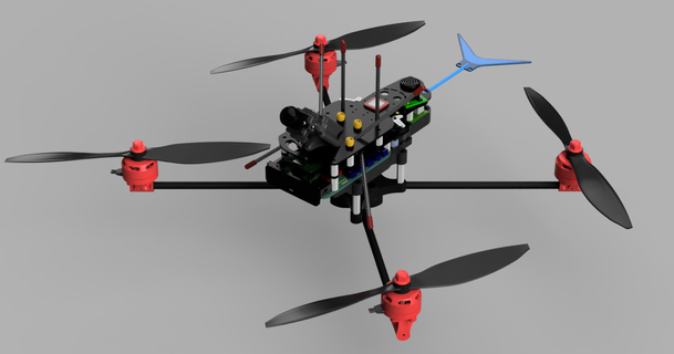 sala homem trás loucura 3D modelos aparelhos drones beaglebone ardupilot fpvdrone beagleboneazul 3d print model - Mito3D