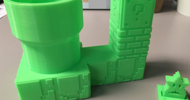 Süper Mario sulama ekici halomaster343 3D modeller ev halkı dekor 3d print model - Mito3D