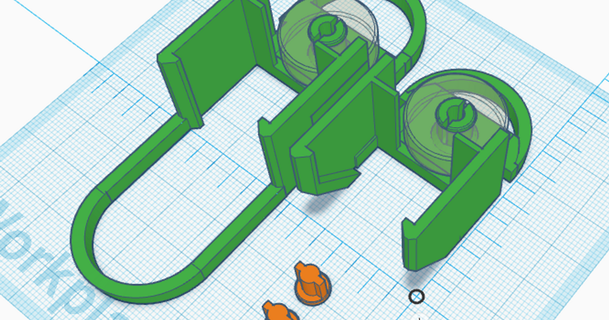 mp mini carrete soporte rodamiento remezclar geekm0nkey 3D modelos 3D impresoras impresora partes actualizaciones portacarretes portabobinas filamento 608bearing thingiverse monopriceSelectmini 3d print model - Mito3D