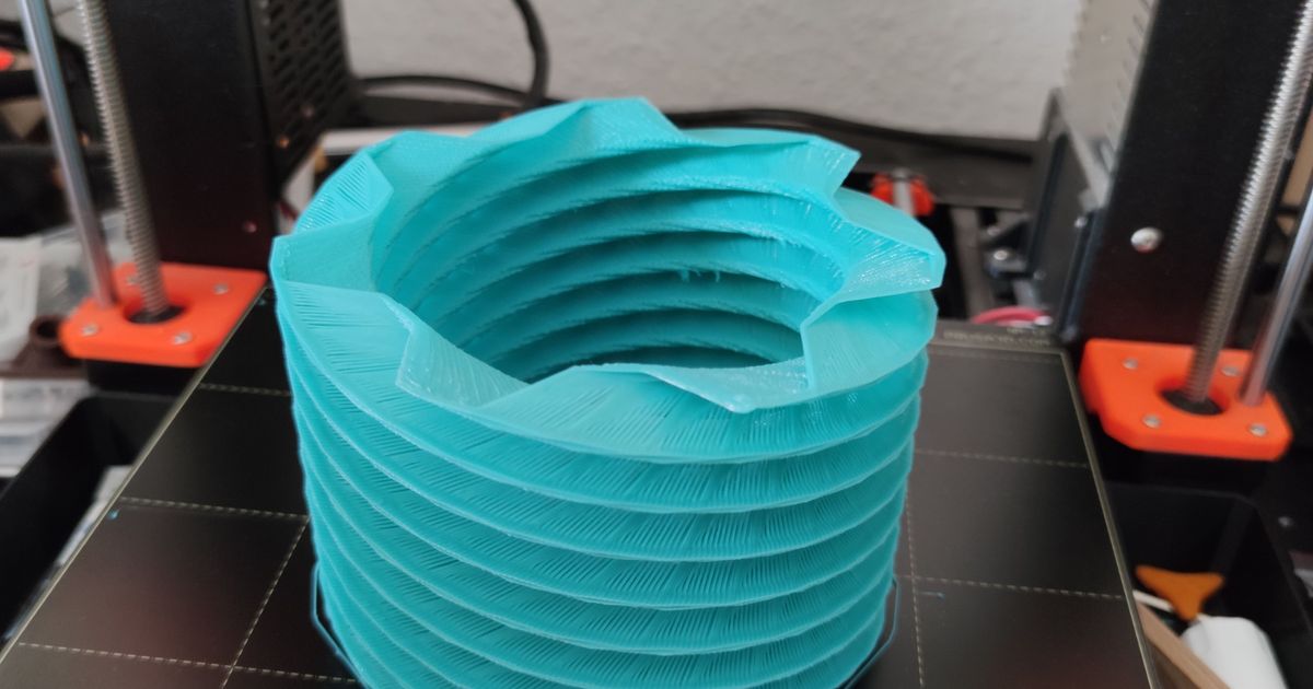 Spiral Stifthalter Star blinken 3D Modelle Hobby Macher Veranstalter 3D print model - Mito3D