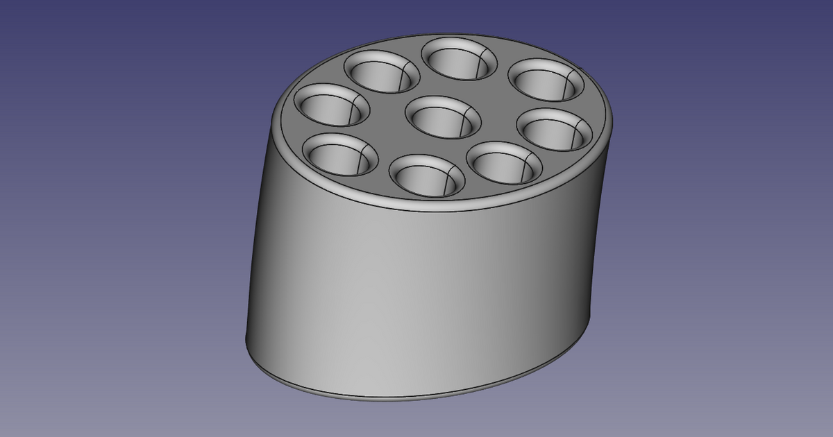 stifthalter penna titolare supporto as02 andys1957 3D Modelli domestico ufficio freecad creato 3D print model - Mito3D