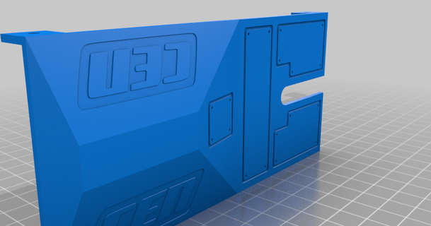 cen racing f450 center skid plate joshb 3D Models Hobby & Makers RC Robotics thingiverse 3d print model - Mito3D