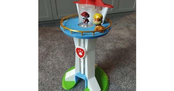 kule devriye pençeleri kth0 3D modeller oyuncaklar oyunlar aksiyon rakamlar heykeller çocuk oyuncakları Pençe devriyesi bak 3d print model - Mito3D