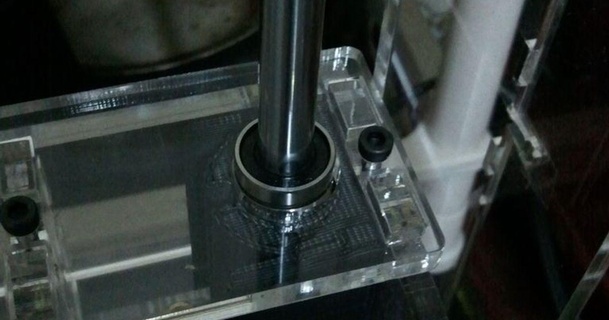 lm8uu tom 8mm varilla adaptador equipo makerbot kai 3D modelos impresoras impresora partes actualizaciones thingiverse 3d print model - Mito3D