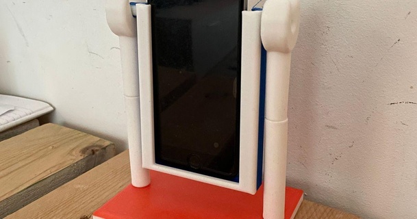 apoyo telefono gamas 3D modelos artilugio portátil dispositivos apoyo telefono 3d print model - Mito3D