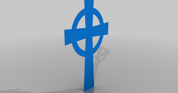 celtic cross liturgical 3d 3D Models Hobby & Makers Other Ideas catholic thingiverse 3d print model - Mito3D