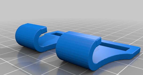 cpap gancho valle medio 3D modelos pasatiempo hacedores ideas thingiverse 3d print model - Mito3D