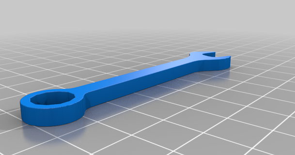wrench key fob midvale  3D Models  Hobby & Makers  Tools thingiverse  3d print model - Mito3D