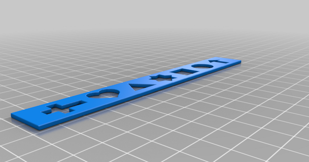 precetto righello mezzavalle 3D Modelli passatempo creatori utensili thingiverse 3d print model - Mito3D