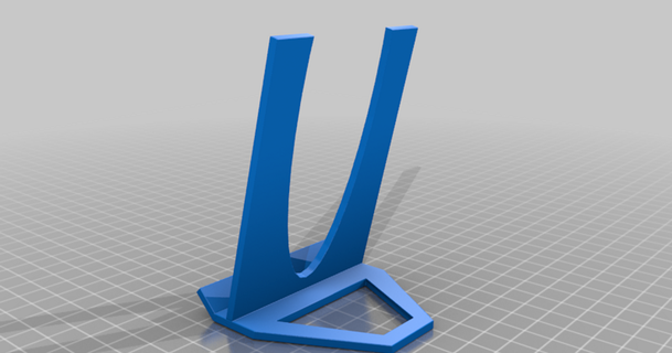 Telefono In piedi mezzavalle 3D Modelli gadget portatile dispositivi phonestand thingiverse 3d print model - Mito3D