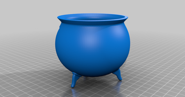 cauldron triquetra symbol n30g30 3D Models Costumes & Accessories Props thingiverse 3d print model - Mito3D