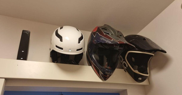 helmet hook anders markoff 3D Models Sports & Outdoor bikehelmet helmethook skihelmet 3d print model - Mito3D