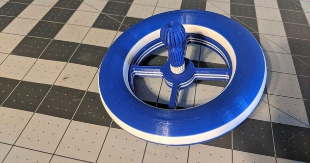 kevins üst 2b dorffmeister 3D modeller oyuncaklar oyunlar şeytani spinningtop 3d print model - Mito3D