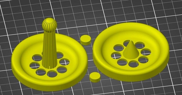 kevins top 1d dorffmeister 3D Models Toys & Games Other thingiverse spinningtop 3d print model - Mito3D
