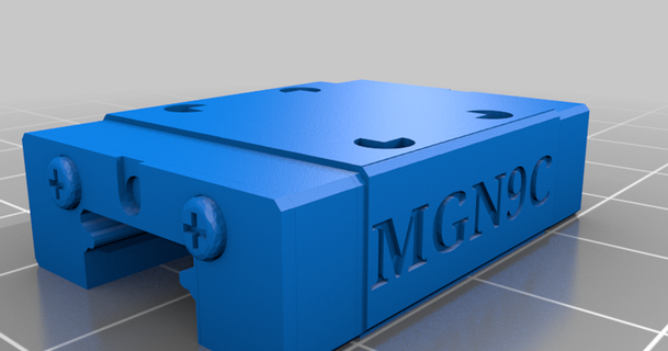 mgn linear Schiene Sammlung macgyverr 3D Modelle Drucker Teile Upgrades Lager rutschen Wagen 3d print model - Mito3D