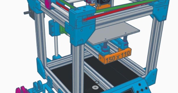 testemunho xy impressora mini macgyverr 3D modelos impressoras acessórios rede thingiverse corexy reciclado 3d print model - Mito3D