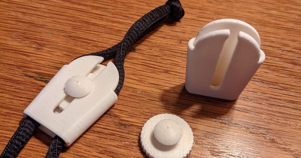 cordão freio fechadura edubs 3D modelos moda acessórios fecho trava deslizante bujão 3d print model - Mito3D