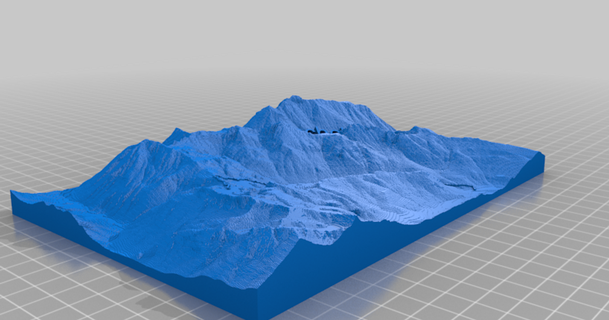 rachel lake 3d trail map - pnw hiking jay speidell 3D Models Art & Design Other Designs 3dmap thingiverse 3dmaps 3d print model - Mito3D