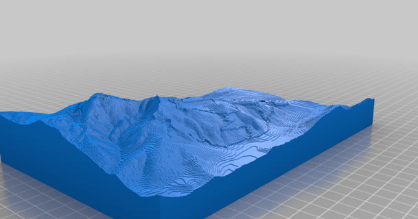 Tigre montaña 3d sendero mapa pnw bicicleta caminos arrendajo speidell 3D modelos pasatiempo hacedores ideas thingiverse topográfico 3d print model - Mito3D