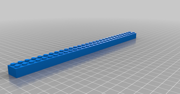 customized lego compatible text bricks 30 razstec 3D Models Art & Design 2D Plates Logos thingiverse 3d print model - Mito3D