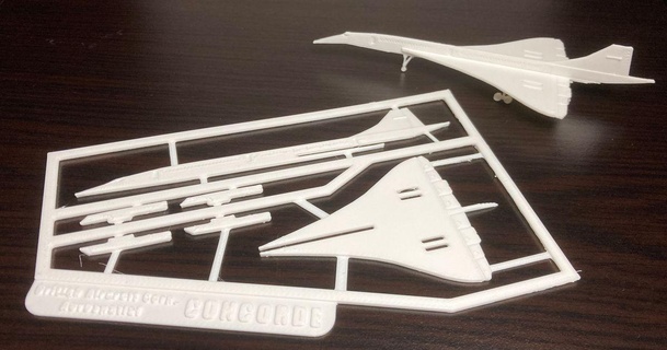 concorde kit carta favoloso 3D Modelli passatempo creatori idee assemblaggio aereo aeromobili facile montaggio 3d print model - Mito3D