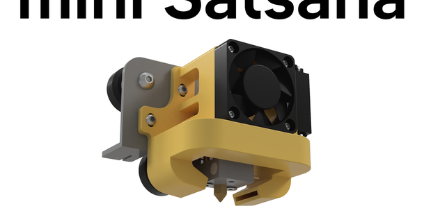 mini satsana compatto fan condotto creality stampanti kenny 3D Modelli parti aggiornamenti ender fanduct fanmount 3d print model - Mito3D