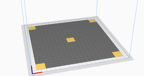 test letto livellamento griglia ender 3 kenny 3D Modelli stampanti creality testprint ender3 3d print model - Mito3D