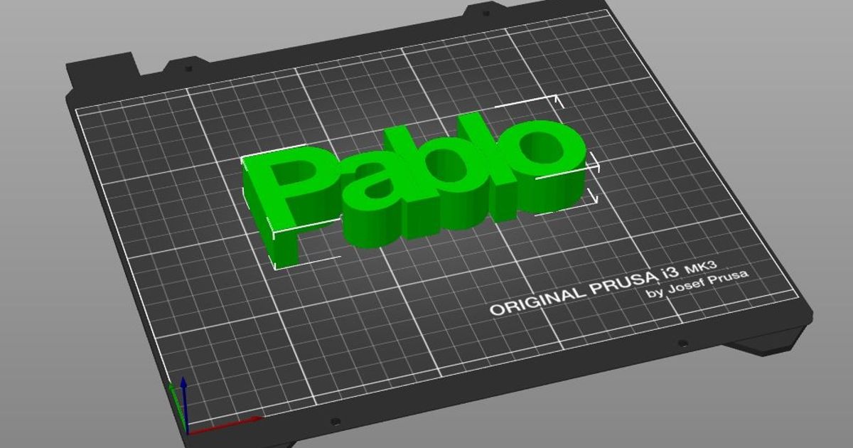 pablo startrekfan2 3D Models Art & Design 2D Plates Logos 3dnames 3dname 3D print model - Mito3D