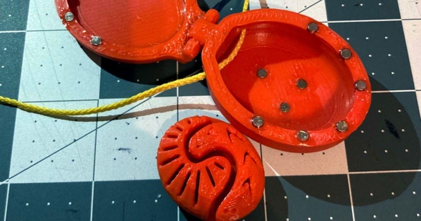 moana cuore Fiti medaglione progetto osservazioni confuse 3D Modelli giocattoli Giochi gioielleria disney collana Hawaii 3d print model - Mito3D