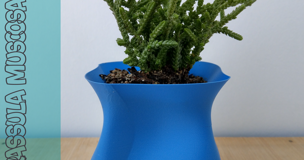 Panela 03 3dcua 3D modelos arte Projeto designs vaso planta plantio suculenta macetas 3d print model - Mito3D