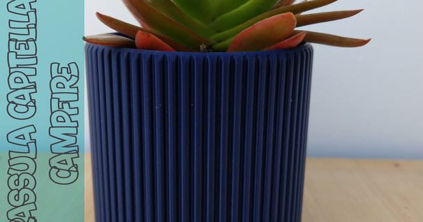 pote 07 3dcua 3D modelos arte Projeto designs Panela vaso planta maceta planterspot suculenta 3d print model - Mito3D