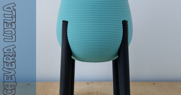 potb 13 3dcua 3D Modelli arte design disegni pentola vaso fioriera succulento 3d print model - Mito3D