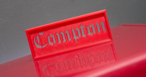Compton ayakta şablon svelasko 3D modeller Sanat tasarım 2D tabaklar logolar şeytani 3d print model - Mito3D