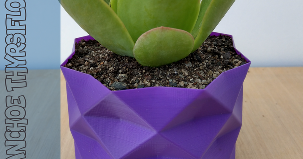 potb 40 3dcua 3D Models Art & Design Other Designs pot plantpot planterspot succulentpot 3d print model - Mito3D