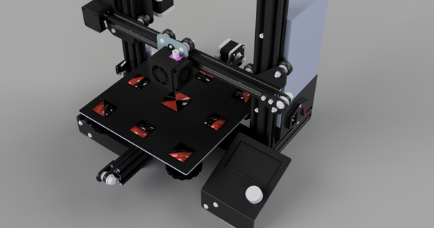 ender 3 yatak seviye Ölçek çift ekstrüzyon ofset kalibrasyon lordbbq 3D modeller yazıcılar ender3 şeytani ikili tesviyesi araba yatağı 3d print model - Mito3D