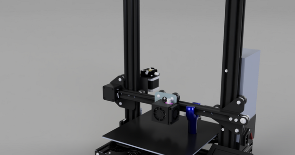 2020 extrusão suporte lordbbq 3D modelos impressoras acessórios 3dprinter thingiverse 2020extrusion tda7492p 3d print model - Mito3D