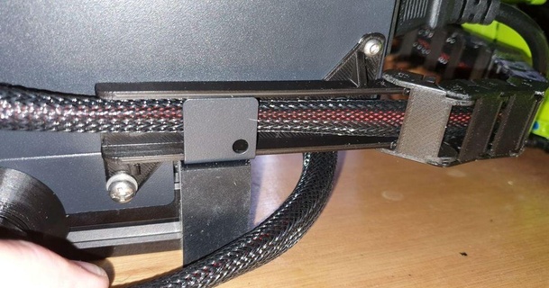 Ender 3 v2 Kabel Kette Verbinder pugwash 3D Modelle Drucker Realität Teile Upgrades thingiverse ender3v2 3d print model - Mito3D