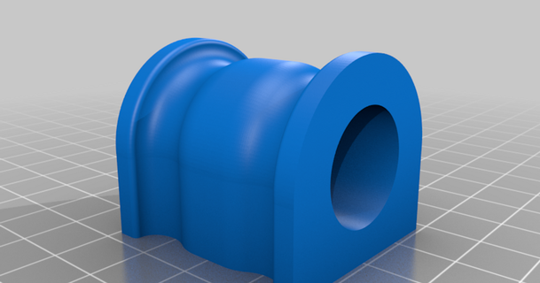 honda crv sway bar bush plasticybits 3D Models Hobby & Makers Automotive thingiverse 3d print model - Mito3D