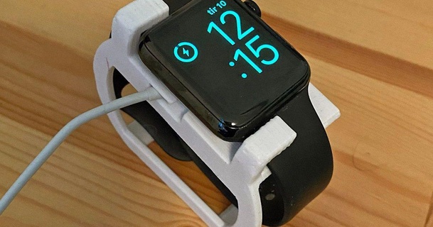 applewatch chargingstation vidar 3D Models Gadgets Portable Devices smartwatchstand 3d print model - Mito3D