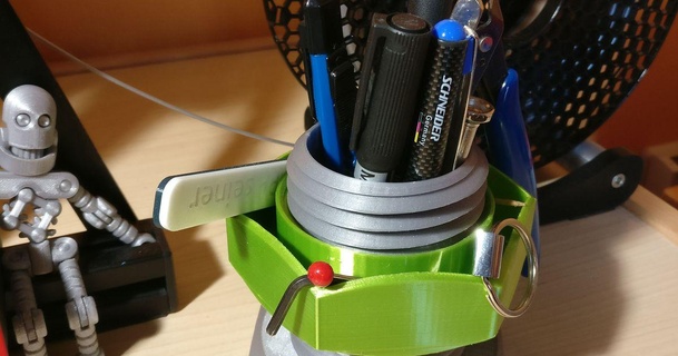 pen tool holder makers lufa 3D Models Hobby & Makers Organizers 3d print model - Mito3D