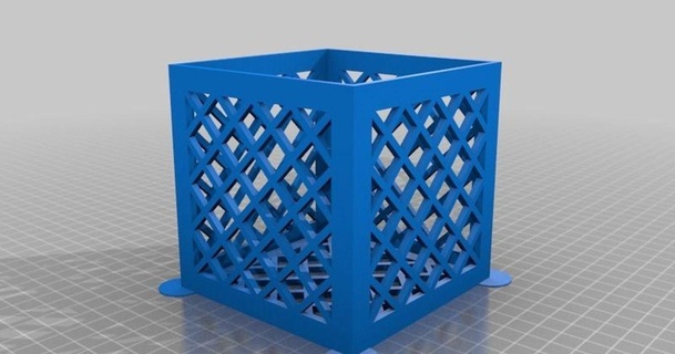 100x100x100 caixa cae 3D modelos casa equipamento thingiverse personalizado 3d print model - Mito3D