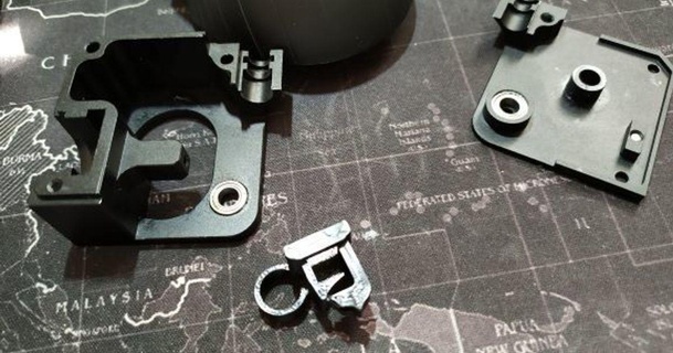 titã aero metal extrusora melhoria feltro 3D modelos impressoras impressora partes Atualizações clone tpu thingiverse 3d print model - Mito3D