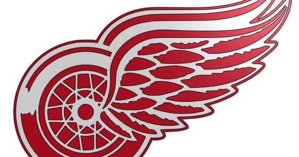 Detroit rouge ailes logo idiot 3D modèles art conception 2D assiettes logos signe hockey LNH 3d print model - Mito3D