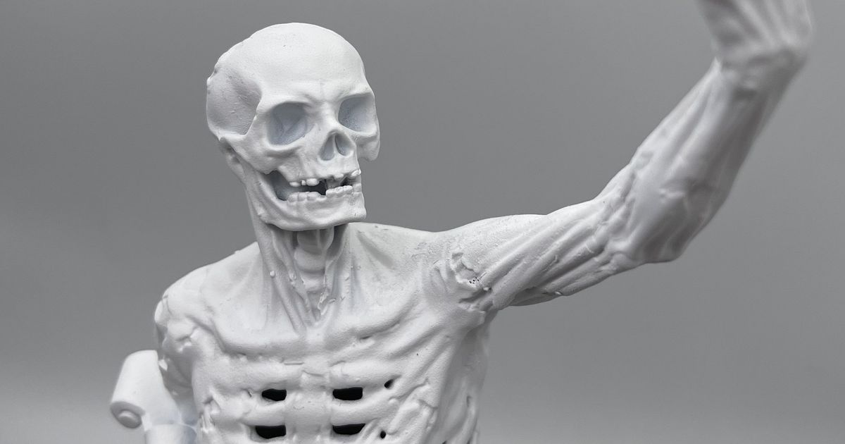 le taşıma Ren chalon iskelet mikroplarım 3D modeller Sanat tasarım heykeller cadılar bayramı heykel gotik kalp 3D print model - Mito3D