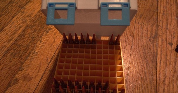 65 grendel doppelt verriegeln modular Munition Box Messing Ring 3D Modelle Hobby Macher Werkzeuge Patrone thingiverse Nachladen Patronen Ammobox 3d print model - Mito3D