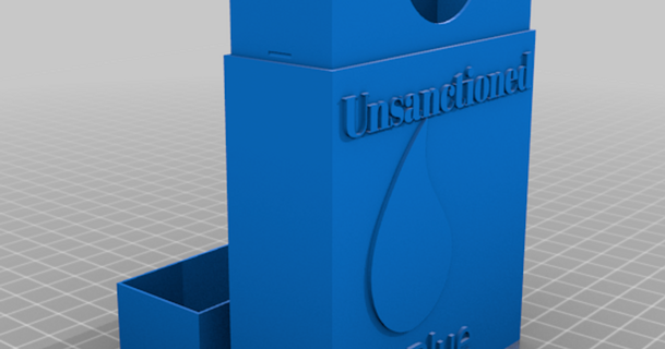 blanco autorizado personalizado tarjeta caja comadreja 3D modelos juguetes juegos thingiverse 3d print model - Mito3D