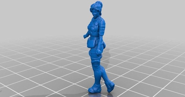 hymne cravate femelle coquin 02 belette 3D modèles monde scans miniature chose universelle 3d print model - Mito3D