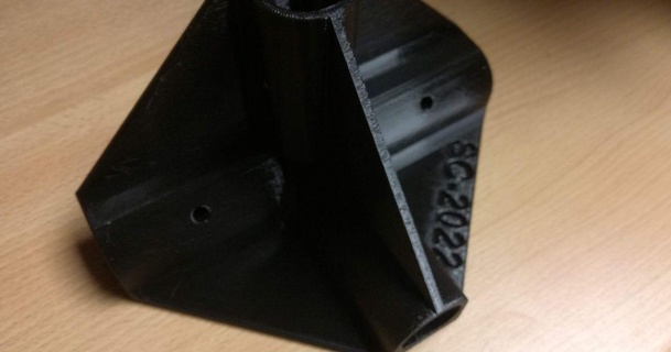 22mm tubo conector 4 maneira estinus 3D modelos passatempo fabricantes mecânico partes 3d print model - Mito3D