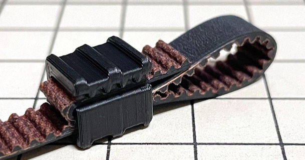 gt2 belt fastener trochehole 3D Models Printers Accessories holder clip clasp 3d print model - Mito3D