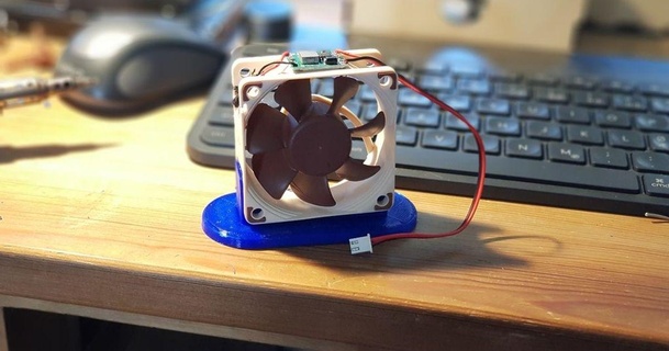 noctua60 holder anycubic predator hov3dskou 3D Models Printers Anycubic Parts & Upgrades noctua thingiverse coolingfan 3d print model - Mito3D